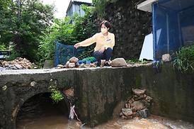 의정부의회 수해 현장 방문