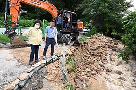 의정부의회 수해 현장 방문