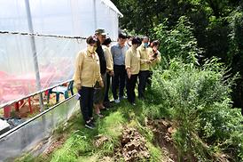 의정부의회 수해 현장 방문