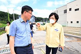 의정부의회 수해 현장 방문