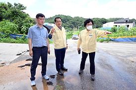 의정부의회 수해 현장 방문