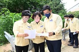 의정부의회 수해 현장 방문