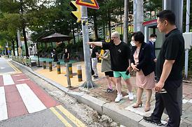 버들개초 민원현장 방문