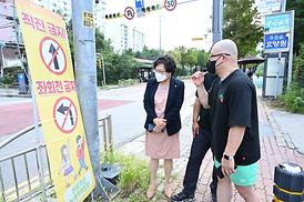 버들개초 민원현장 방문