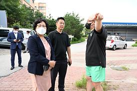 버들개초 민원현장 방문