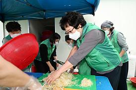 자원봉사센터 추석음식