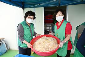 자원봉사센터 추석음식