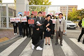 법무부 차관 항의 방문