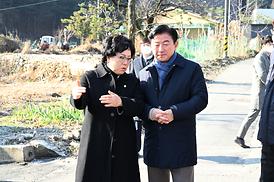 입석마을 갱생시설 현장 점검