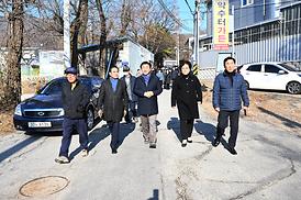 입석마을 갱생시설 현장 점검