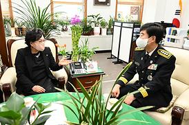 신임 의정부소방서장 내방