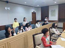 부용초등학교 의회 방문 견학