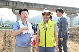 해바라기 파종 심기 행사