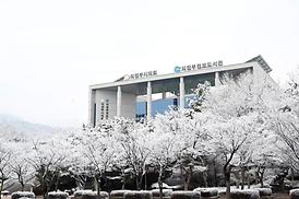 폭설에 따른 의정부시의회 전경