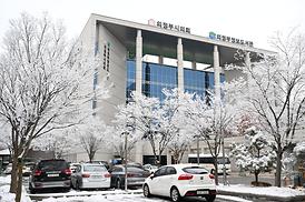 폭설에 따른 의정부시의회 전경