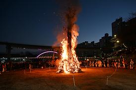 정월대보름 시민축제(중랑천변 동막교)