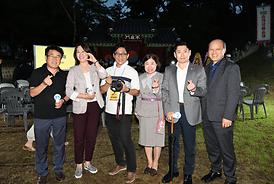 제2회 충의공예술제 점등식(정문부장군 묘역 외삼문 앞))