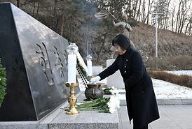 새해맞이 현충탑 신년 참배(자일동 현충탑)