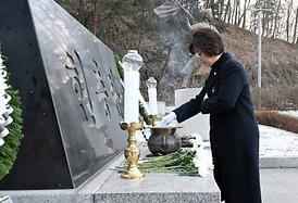 새해맞이 현충탑 신년 참배(자일동 현충탑)