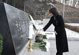 새해맞이 현충탑 신년 참배(자일동 현충탑)