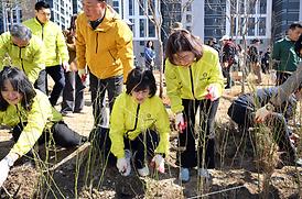 제80회 식목일 기념 봄철 나무심기 행사(산곡동 177-6)