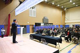 의정부시장애인수영연맹-일본 돗토리현 장애인수영협회 업무협약식