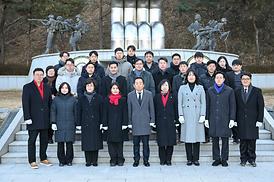 2026년 새해맞이 현충탑 신년 참배(자일동 현충탑)