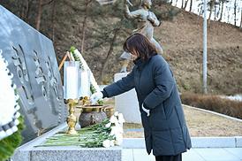 2026년 새해맞이 현충탑 신년 참배(자일동 현충탑)