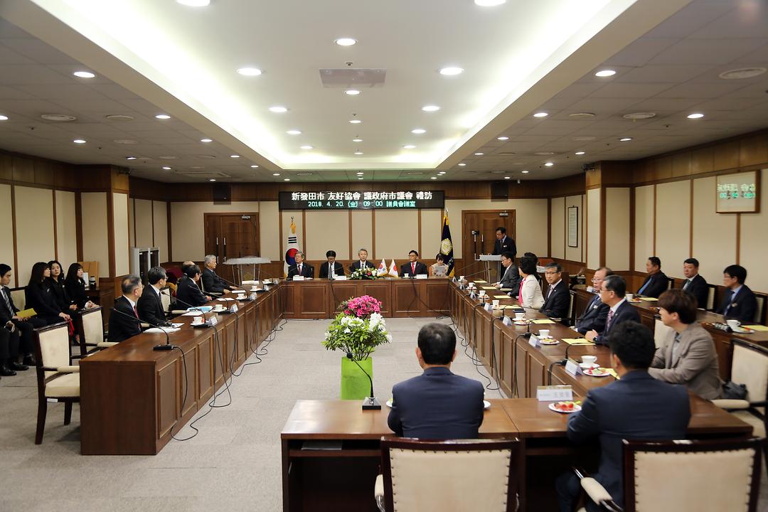 시바타시 한일우호협회 의정부시의회 방문1