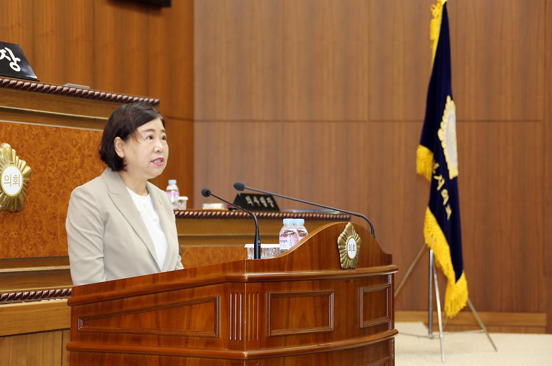 이계옥 의원, ‘도시녹화사업에 관한 제언’ 관련 5분 자유발언2