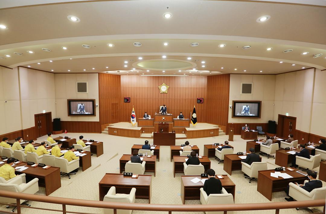 의정부시의회, 코로나19 관련 제296회 임시회 개회1