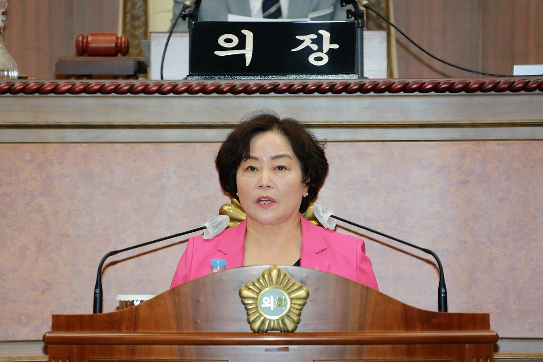 박순자 의원, 제298회 제1차 정례회 제3차 본회의 5분자유발언1