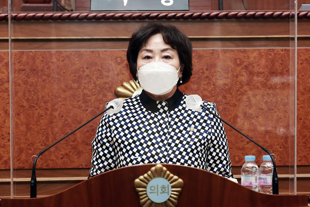 박순자 의원, 제305회 임시회 제1차본회의 5분 자유발언2