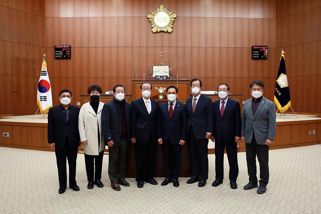 의정부시의회, 역대 의장 초청 정담회 개최2