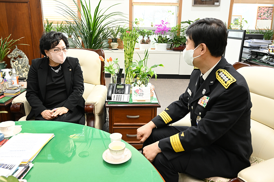 의정부소방서  유해공 신임 서장 간담회 개최1