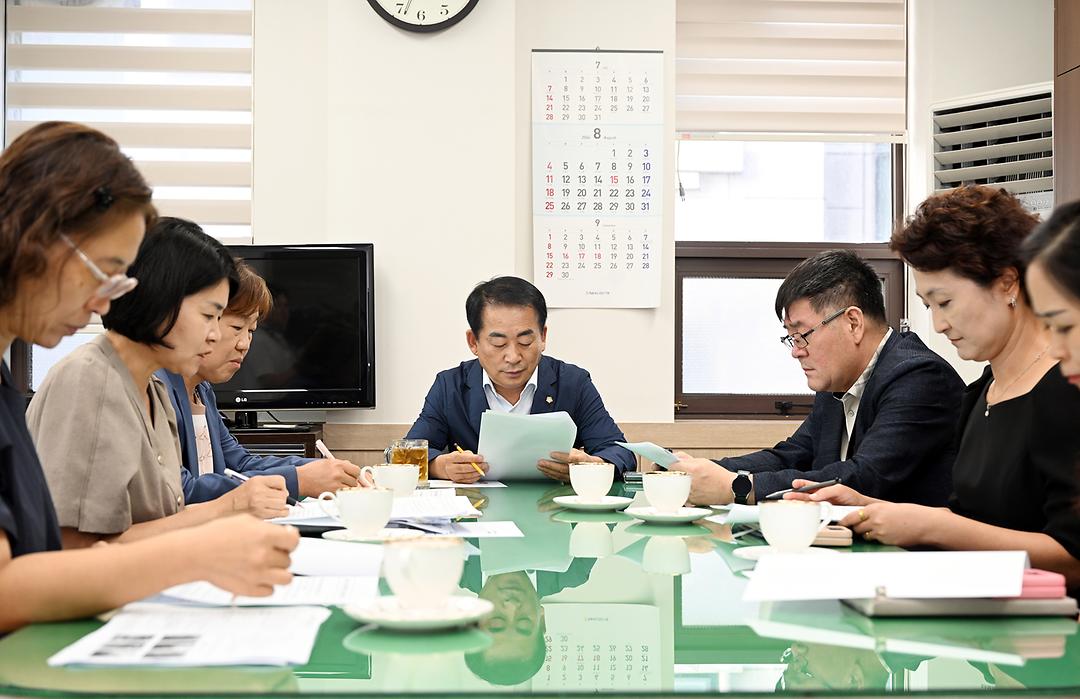 의정부시의회 김연균의장,  의정부보건소 방문해 코로나19 대응현황 파악 및 직원 격려1