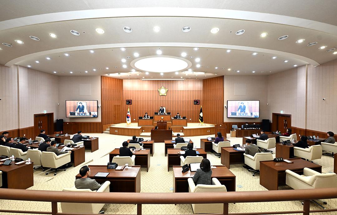 의정부시의회, 88일간의 2024년도 의사일정 마무리1