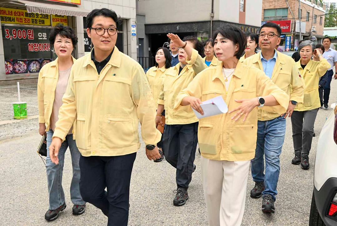 시민 안전이 최우선! 의정부시의회, 여름철 호우 취약지역 긴급 현장 점검 실시3